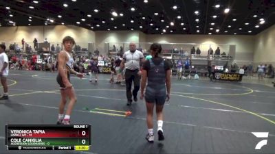 100 lbs Round 1 (6 Team) - Veronica Tapia, Lowell WC vs Cole Caniglia, Aggression Legionaries