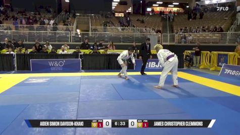 James Christopher Clemmons vs Aiden Simon Davison-Khaki 2025 Pan Jiu Jitsu IBJJF Championship