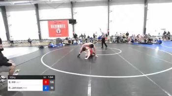 129 kg Final - Bradley Hill, Sebolt Wrestling Academy vs Rex Johnsen, MWC Wrestling Academy