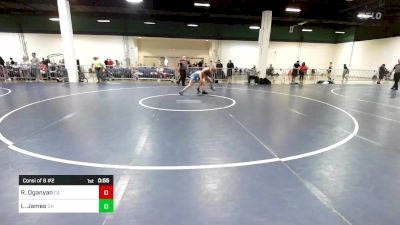 136 lbs Consi Of 8 #2 - Robert Oganyan, CA vs Lincoln James, OH