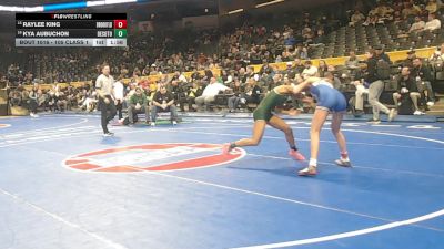 105 Class 1 lbs Champ. Round 1 - Raylee King, Brookfield vs Kya Aubuchon, DeSoto