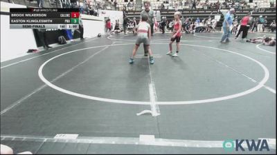 61-64 lbs Semifinal - Broox Wilkerson, Carl Albert vs Easton Klinglesmith, Perry Wrestling Academy