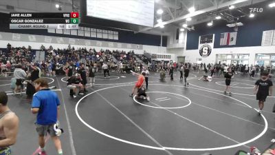 138 lbs Champ. Round 3 - Oscar Gonzalez, West Covina vs Jake Allen, Villa Park High School