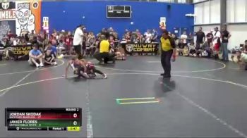 56 lbs Round 2 (6 Team) - Jordan Skodak, Backyard Brawlers vs Javier Flores, Untouchables White