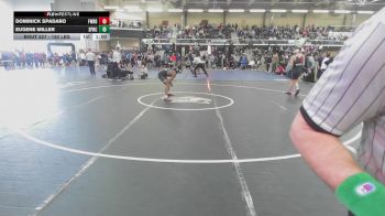 150 lbs Consi Of 4 - Dominick Spadaro, Fairfield Warde vs Eugene Miller, Springfield Central