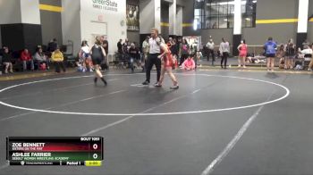 130 lbs Quarterfinal - Zoe Bennett, Sisters On The Mat vs Ashlee Farrier, Sebolt Women Wrestling Academy