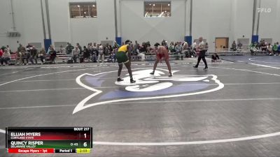 197 lbs Cons. Round 4 - Quincy Risper, Delaware Valley vs Elijah Myers, Cortland State