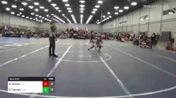 72 lbs Rr Rnd 5 - Peyton Boston, LWA 12U vs Brycen Dawley, POWA