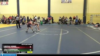 60 lbs 5th Place Match - Lincoln Weber, Pursuit Wrestling Minnesota vs Cole Gunderson, Victory School Of Wrestling