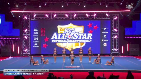 Cheerletics Royalty - Wish [2026 L6 Limited - XSmall Day 2] 2026 NCA All-Star National Championship