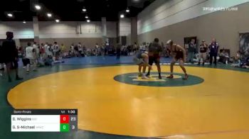132 lbs Semifinal - Gage Wiggins, South Side Mafia vs Gonzales Sean-Michael, North Port Wrestling Club