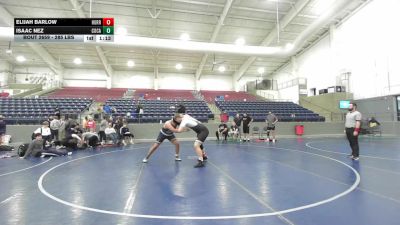 285 lbs 5th Place Match - Isaac Nez, Corner Canyon vs Elijah Barlow, Hurricane