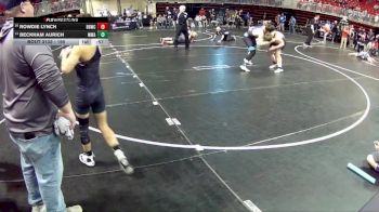 195 lbs Cons. Round 2 - Beckham Aurich, MWC Wrestling Academy vs Rowdie Lynch, Broken Bow Wrestling Club