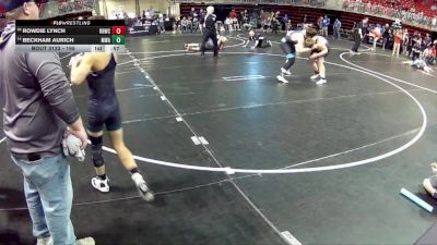 195 lbs Cons. Round 2 - Beckham Aurich, MWC Wrestling Academy vs Rowdie Lynch, Broken Bow Wrestling Club