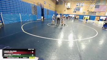 100lbs Champ. Round 3 - Brianna Canchola, McNary (Girls) vs Chaya Palomo, Sprague (Girls)