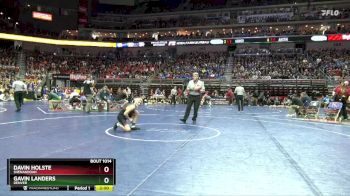 1A-113 lbs Champ. Round 1 - Gavin Landers, Denver vs Davin Holste, Shenandoah