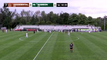 Replay: Occidental vs Babson | Aug 29 @ 2 PM