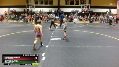 46 lbs Round 3 - Onyx Boland, Panther Club vs Easton Phillips, Dixie Hornets