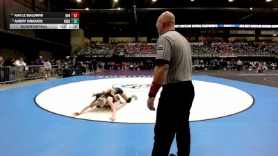 115 lbs Quarterfinal - Avery Hinojos, Newton HS vs Kayle Baldwin, Great Bend HS