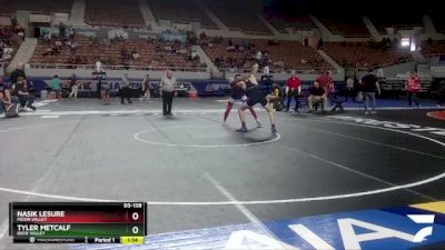 D3-138 lbs Champ. Round 1 - Tyler Metcalf, Deer Valley vs Nasik Lesure, Moon Valley