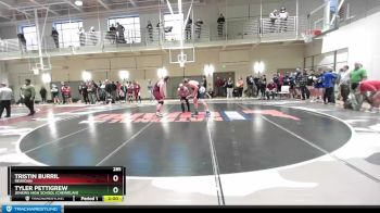 285 lbs Champ. Round 2 - Tyler Pettigrew, Jenkins High School (Chewelah) vs Tristin Burril, Reardan