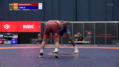 74 kg Bronze - David Carr, USA vs Taimuraz Salkazanov, SVK