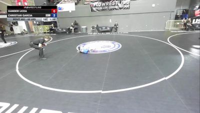 45 lbs Cons. Round 3 - Xander Licea vs Christian Garcia, So Cal Hammers Wrestling