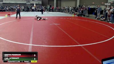 76 lbs Champ. Round 1 - Griffin Pederson, NRHEG vs Cael Altermatt, New Ulm