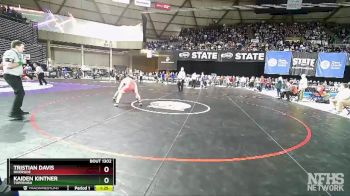 1A 182 lbs Semifinal - Tristian Davis, Riverside vs Kaiden Kintner, Toppenish