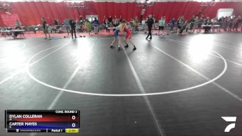 126 lbs Cons. Round 2 - Dylan Colleran, IA vs Carter Mayes, IL