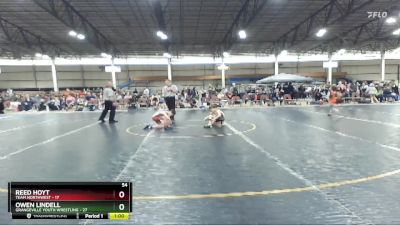 54 lbs Finals (8 Team) - Reed Hoyt, Team Northwest vs Owen Lindell, Grangeville Youth Wrestling