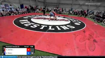 195 lbs Placement Matches (8 Team) - Kayden Cartee, California vs Gabino Perez, Illinois