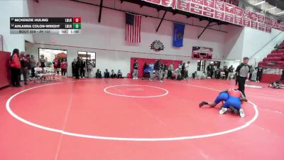 JH 102 lbs Cons. Round 4 - Ahlanna Colon-Wright, Lawton JH vs Mckenzie Huling, Lawton JH