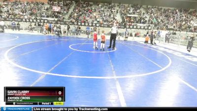 53 lbs Champ. Round 1 - Zayden Cross, Jungle Cat WC vs Gavin Clarry, Grant County WC