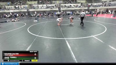 100 lbs Quarterfinal - Kouper Salter, Crass Trained vs Gage Terrill, RT Elite