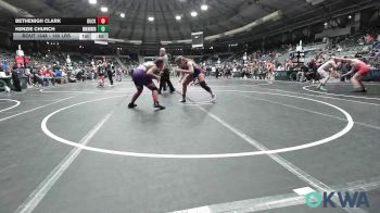 160 lbs Consi Of 4 - Bethenigh Clark, Buck Pride Wrestling vs Kenzie Church, Skiatook Youth Wrestling