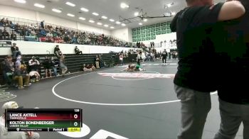 126 lbs Cons. Round 3 - Kolton Bonenberger, Lander Valley vs Lance Axtell, Thermopolis