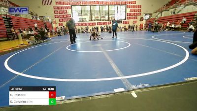 49-52 lbs Consolation - Charles Ross, Norman Grappling Club vs Giovanni Gonzales, Standfast OKC