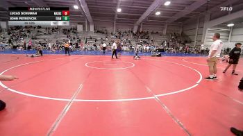 65 lbs Rr Rnd 1 - Lucas Schuman, Mat Assassins Blue vs John Petrovcik, Team Barracuda Elem