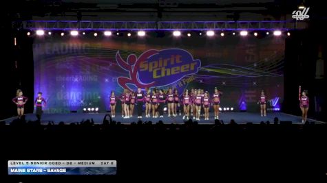 Maine Stars - Savage [2026 L5 Senior Coed - D2 - Medium Day 2] 2026 Spirit Cheer Grand Nationals