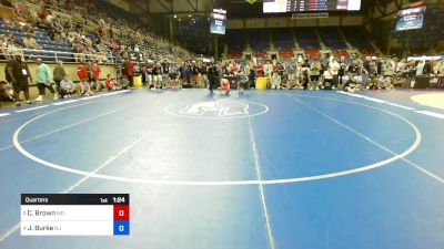 100 lbs Quarters - Corey Brown, MD vs Jojo Burke, NJ