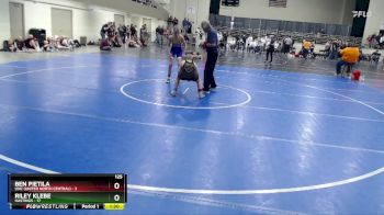 125 lbs Finals (8 Team) - Ben Pietila, UNC (United North Central) vs Riley Klebe, Hastings