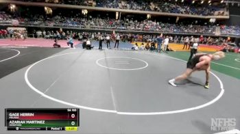 5A 165 lbs Semifinal - Gage Herrin, Melissa vs Azariah Martinez, Hereford