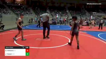 84 lbs Semifinal - Desman Williams, Pin-King All Stars vs Jaxsen Vestal, Moen Wrestling Academy