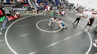 138 lbs Semifinal - Hunter Quirarte, Dark Horse vs Aaron Meza, Rough House Wrestling Club