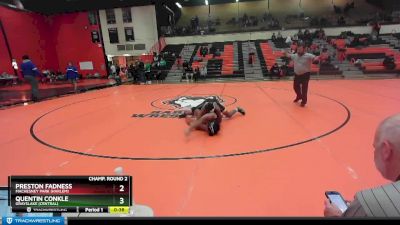 157 lbs Cons. Round 5 - Aiden Brown, Joliet (WEST) vs Frank Tagoe, Arlington Heights (HERSEY)