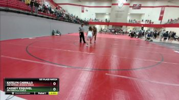 152 lbs 1st Place Match - Katelyn Carrillo, San Antonio Johnson (Girls) vs Cassidy Esquivel, NRH Birdville (Girls)