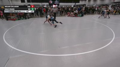 120 lbs Cons. Rd Of 64 - Nolan Callahan, Beat The Streets Chicago-Midway vs Kale Crass, Weigh In Club