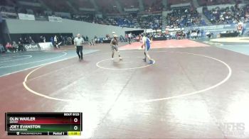 6A-113 lbs Champ. Round 2 - Joey Evanston, Mountainside vs Olin Waxler, Grant