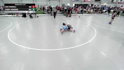 JR GIRLS HARDLUCK - 118.2-123.2 Champ. Round 3 - Avery Horning, Ohio vs Azia Kendall, Excalibur Wrestling Club